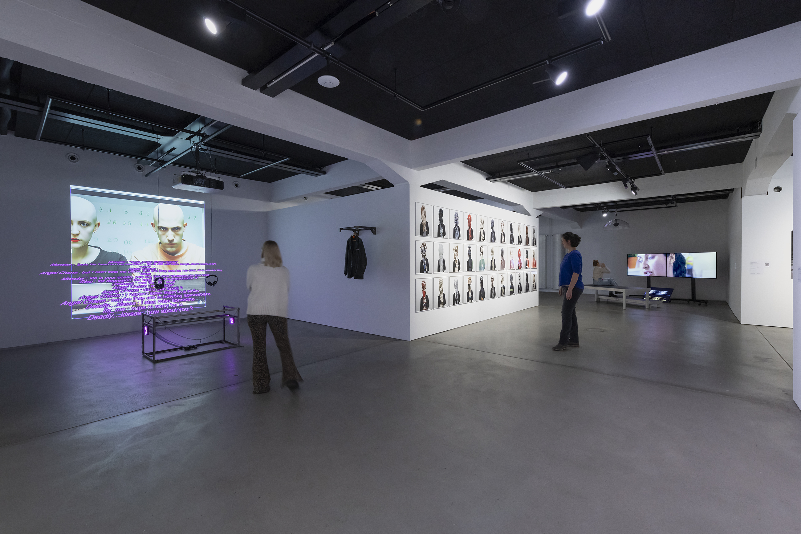 Exhibition view: <em>Unsharfe Realitäten</em>, group show, cur. Sabine Himmelsbach, assisted by Kimberley Rahn, HEK, Basel (CH), 2023-2024, part of <em>Regionale 24</em>. Photo © Franz Wamhof